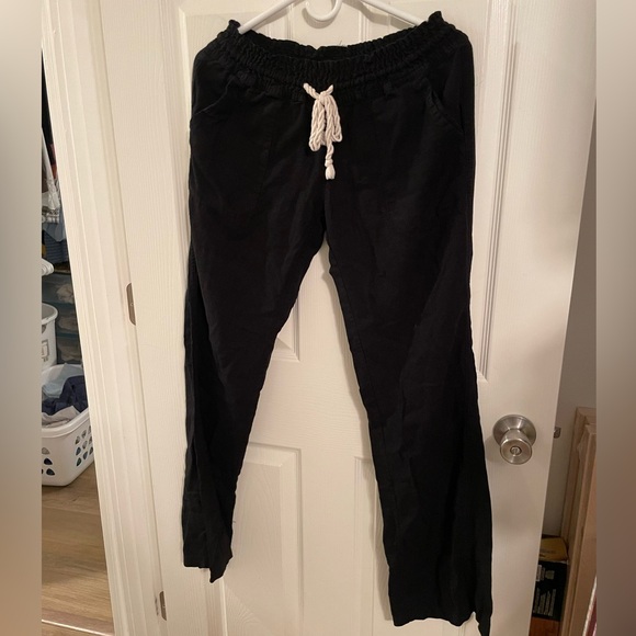 Roxy Linen Pants - Picture 1 of 4